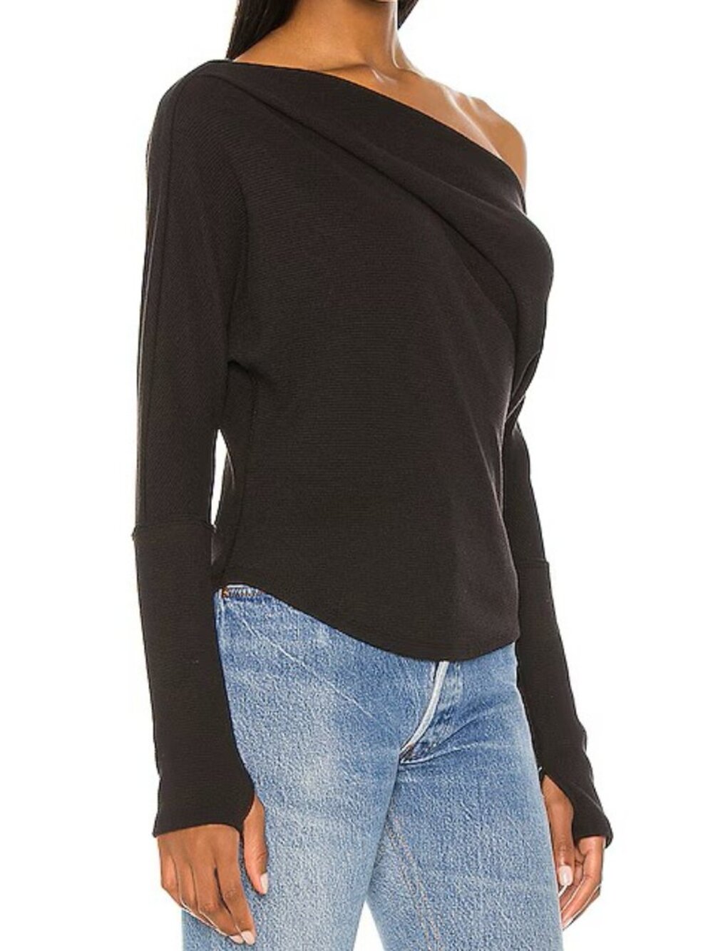 Free People We The Free Fuji Waffle Knit Thermal Top Size Small - Picture 2 of 9